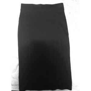 Black pencil skirt